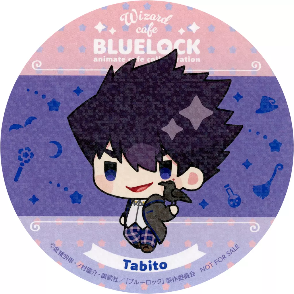 新品★ブルーロック★アニカフェ【烏旅人】特典★ホログラム★コースター 烏旅人】ブルーロックBLUELOCKアニメイトカフェ ホログラムコースター