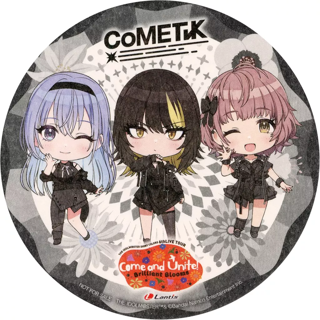 コメティック ペーパーコースター 「THE IDOLM＠STER SHINY COLORS 6thLIVE TOUR Come and Unite!」 CD・映像販売コーナー購入者特典