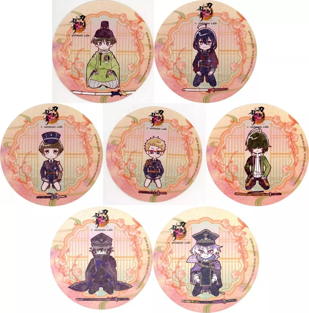 刀剣乱舞 アニカフェ コースター バラ売り わんぱく！刀剣乱舞｜ダイカットアクリルコースター「わんぱく！刀剣