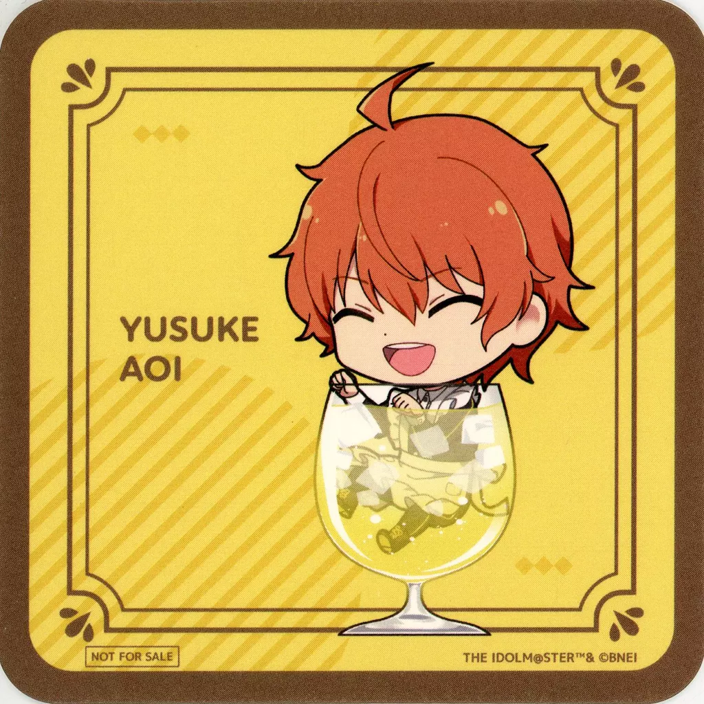 蒼井悠介 コースター 「純喫茶 アイドルマスター SideM in SMILE BASE CAFE」 ご飲食特典