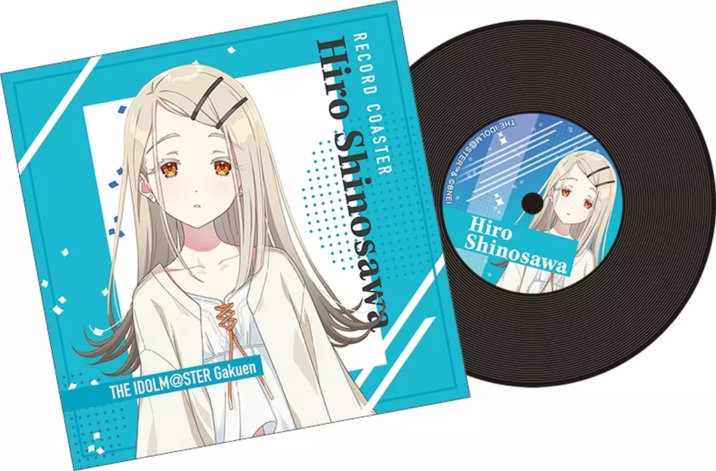 篠澤広 レコード風コースター 「学園アイドルマスター」