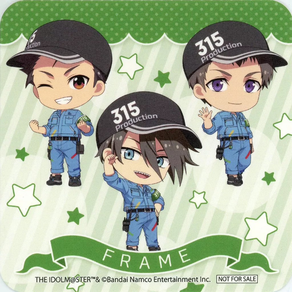 FRAME コースター 遊園地 ミニキャラ ver.(Bグループ) 「アイドルマスター SideM×よみうりランド」 フード＆ドリンク購入特典