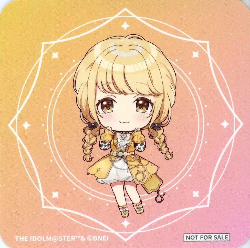 藤田ことね(ミニキャラ) ランダムコースター 「学園アイドルマスター collaboration Cafe in SMILE BASE CAFE」 コラボメニュー注文特典