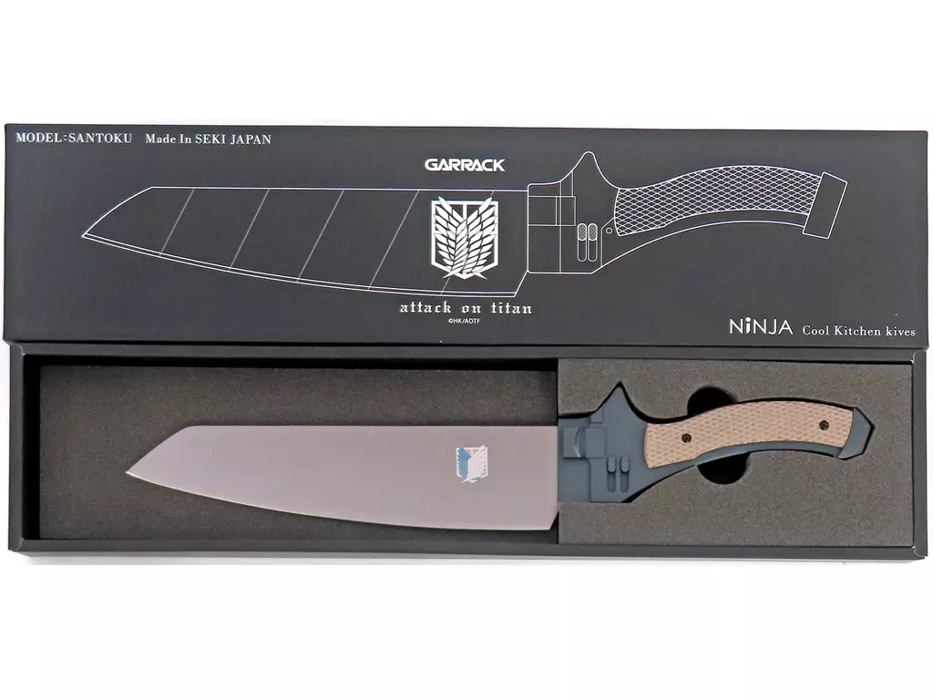 調査兵団 超硬質ブレードイメージ 三徳包丁 「進撃の巨人」