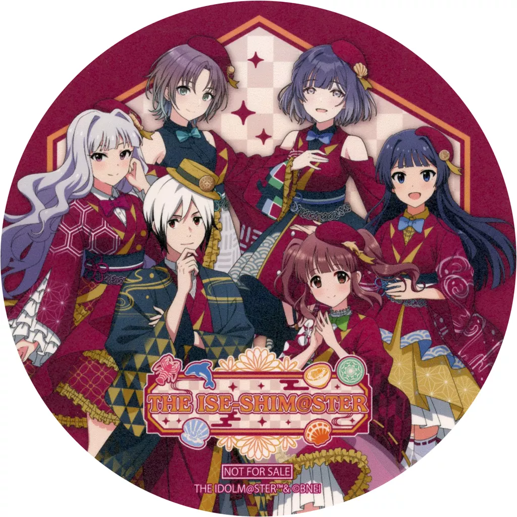 集合 紙コースター 「アイドルマスターシリーズ 伊勢・鳥羽・志摩をぐるっと巡る! THE ISE-SHIM＠STER」 飲食店・お土産物店ノベルティ