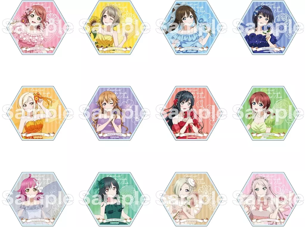 全12種セット 「ラブライブ!虹ヶ咲学園スクールアイドル同好会 トレーディングアクリルコースター【フェアリーver.】」