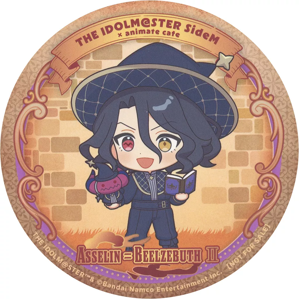 アスラン=ベルゼビュートII世 ランダムコースター 「アイドルマスター SideM×animatecafe(2025年)」 メニュー注文特典 Bグループ