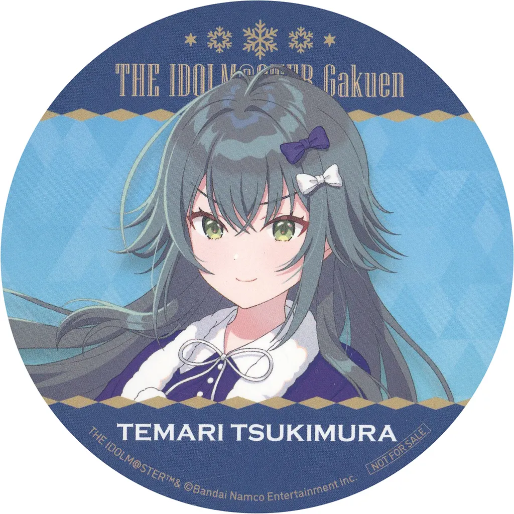 月村手毬 コースター(描き下ろし) 「学園アイドルマスター×横浜・八景島シーパラダイス 初星パラダイス」 前半期間 コラボメニュー注文特典