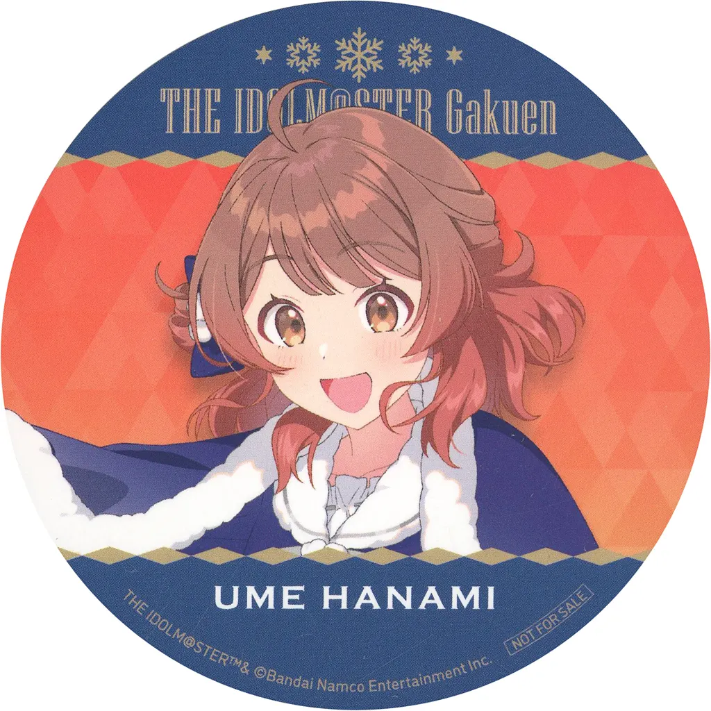 花海佑芽 コースター(描き下ろし) 「学園アイドルマスター×横浜・八景島シーパラダイス 初星パラダイス」 前半期間 コラボメニュー注文特典