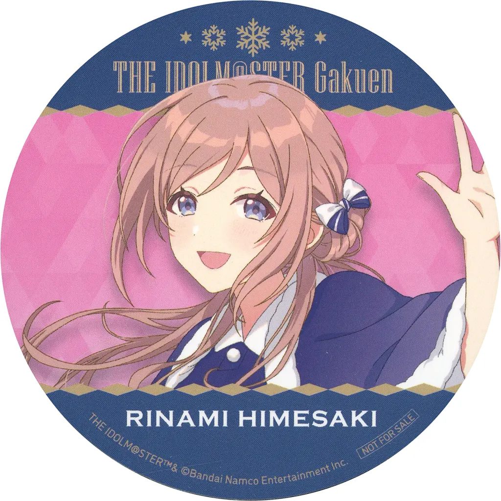 姫崎莉波 コースター(描き下ろし) 「学園アイドルマスター×横浜・八景島シーパラダイス 初星パラダイス」 前半期間 コラボメニュー注文特典