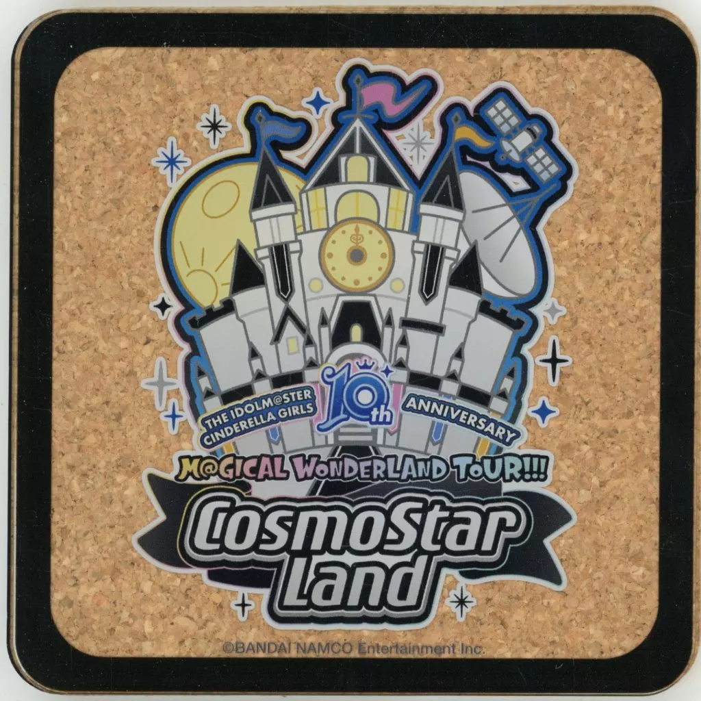 ロゴ 公式アクリルコースター 「THE IDOLM＠STER CINDERELLA GIRLS 10th ANNIVERSARY M＠GICAL WONDERLAND TOUR!!!」 愛知公演限定