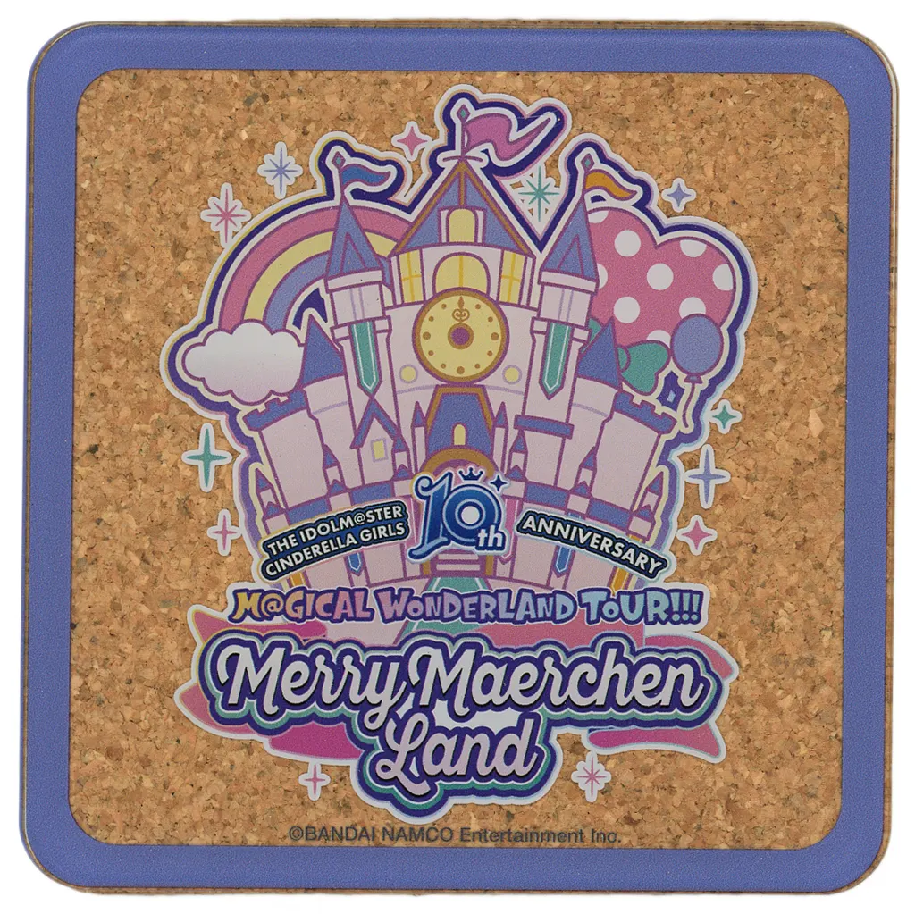 ロゴ 公式アクリルコースター 「THE IDOLM＠STER CINDERELLA GIRLS 10th ANNIVERSARY M＠GICAL WONDERLAND TOUR!!!」 福岡公演限定
