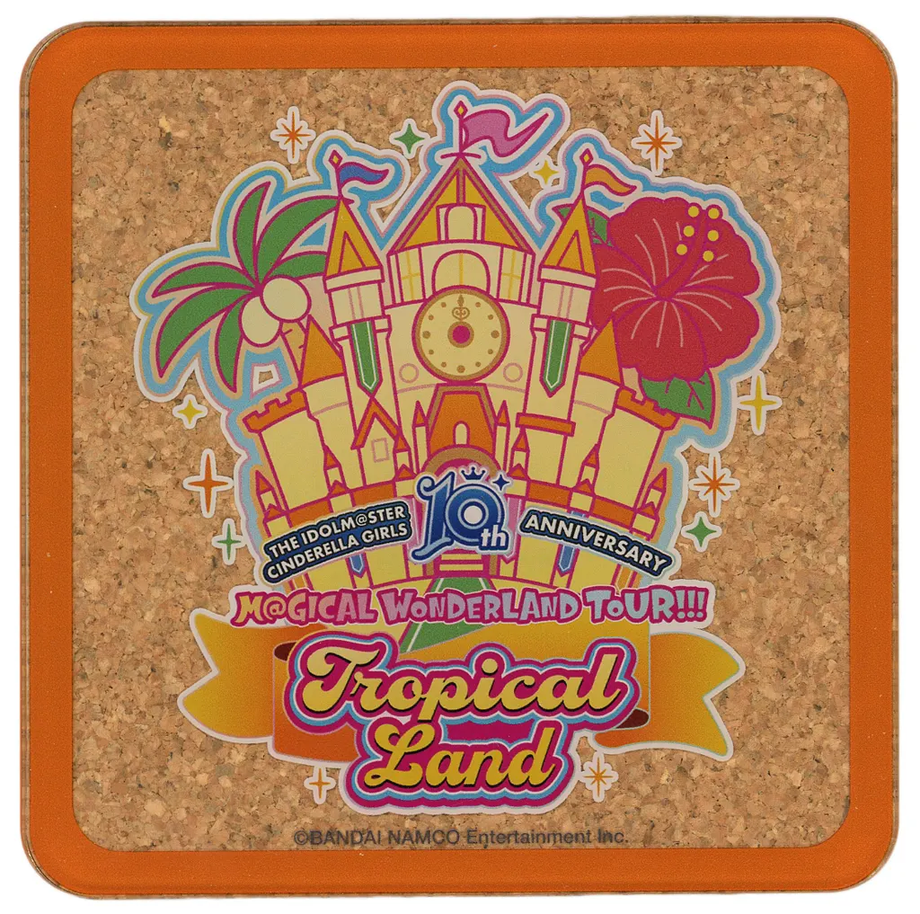 ロゴ 公式アクリルコースター 「THE IDOLM＠STER CINDERELLA GIRLS 10th ANNIVERSARY M＠GICAL WONDERLAND TOUR!!!」 沖縄公演限定