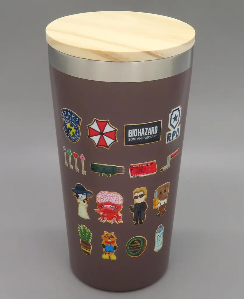 「新品」カプコンカフェ バイオハザード タンブラー バイオハザード タンブラー 30th Sweets Collection レオン CAPCOM