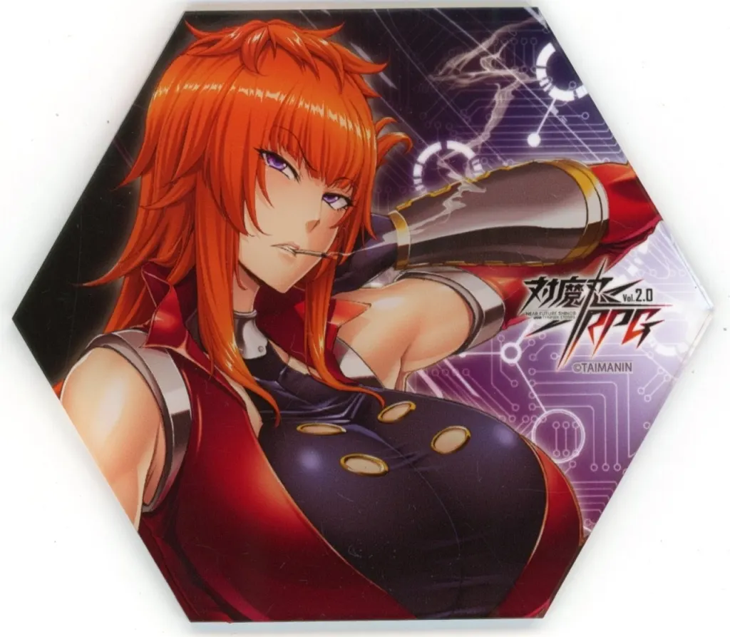 対魔忍RPG コラボカフェ コースター 駿河屋 -<中古>神村舞華 「対魔忍RPGコラボカフェ in NewType新宿