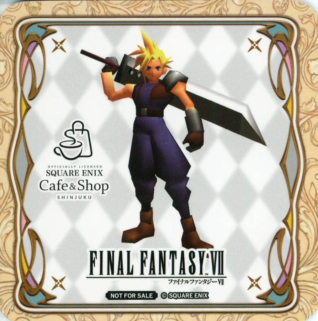 FF7コースター クラウド 駿河屋 -<中古>クラウド・ストライフ(VII) ランダムコースター