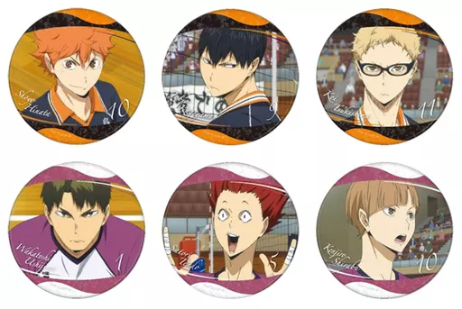 ハイキュー！！烏野高校vs白鳥沢学園高校 まめ皿コレクション 6種セット ハイキュー！！烏野高校vs白鳥沢学園高校 まめ皿コレクション 6種