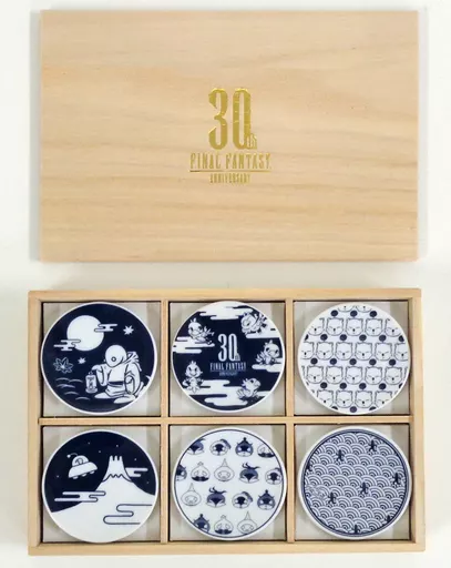 皿・茶碗(キャラクター)　ファイナルファンタジー 30周年記念 豆皿セット 「FINAL FANTASY 30TH ANNIVERSARY EXHIBITION 別れの物語展」