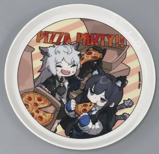 皿・ボウル　テキサス＆ラップランド 『シラクーザ風PIZZA PARTY』専用ピザプレート 「アークナイツ サンクスパーティ Spring 2023」 駿河屋 -<中古>テキサス＆ラップランド 『シラクーザ風PIZZA
