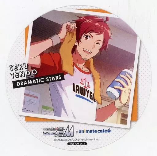 天道輝 コースター 「アイドルマスターSideM×animatecafe Mフェス2022」 メニュー注文特典