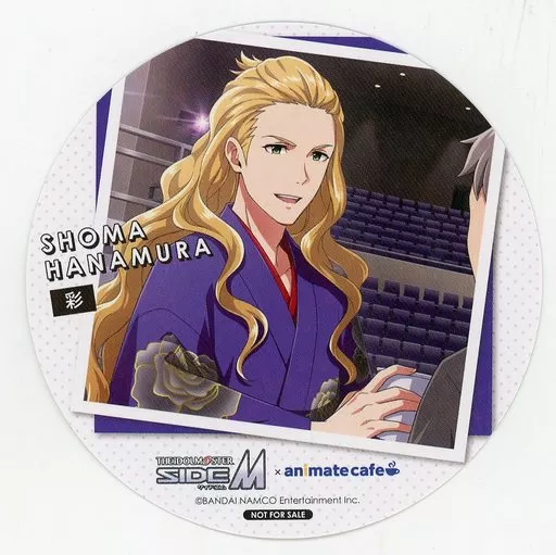 華村翔真 コースター 「アイドルマスターSideM×animatecafe Mフェス2022」 メニュー注文特典