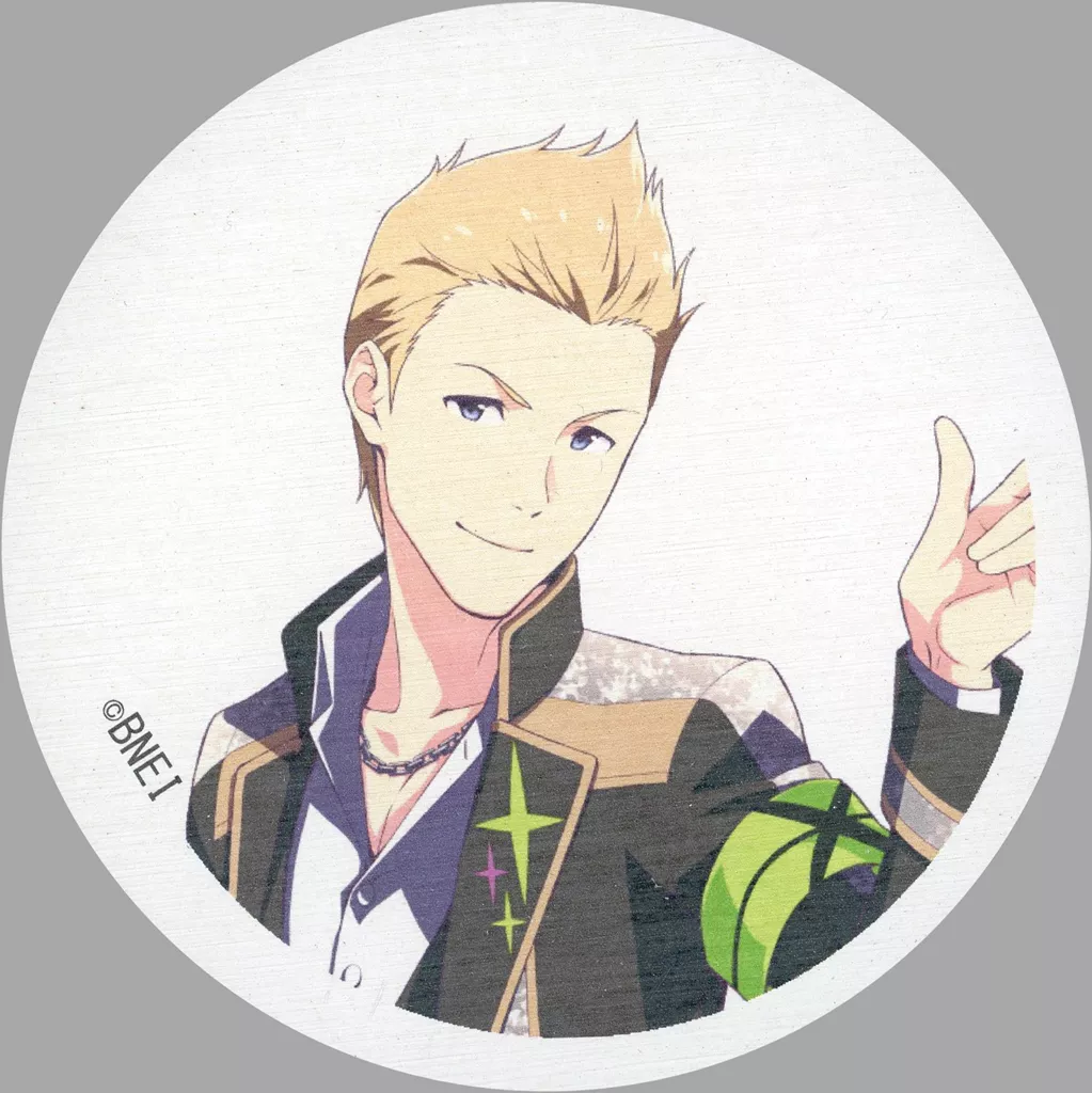 伊集院北斗 珪藻土コースター 「アイドルマスター SideM×ガラス彫刻工房ONO」