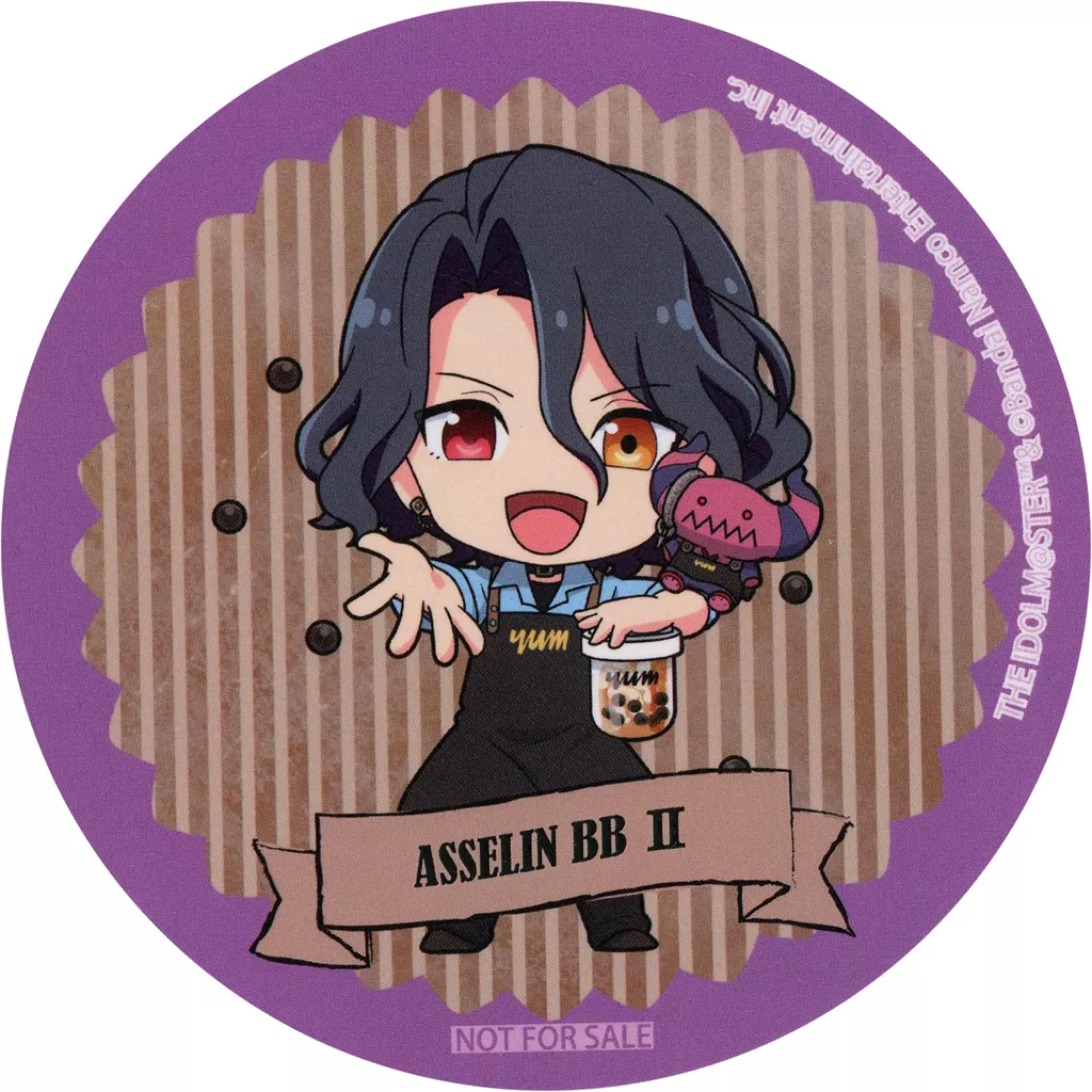 アスラン=ベルゼビュートII世 コースター 「アイドルマスター SideM×yumtea」 ドリンクメニュー注文特典