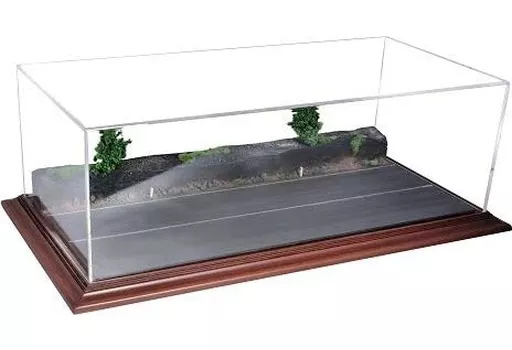 ケース　1/43～50 ジオラマ ディスプレイベース＆ケース フォレスト ロード [ATL30201]