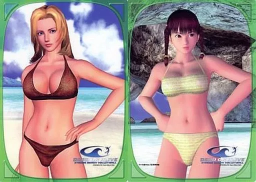 DEAD OR ALIVE Xtreme BeachVolleyball　下敷き 駿河屋 -<中古>レイファン＆ティナ リバーシブル下敷き「DEAD OR ALIVE