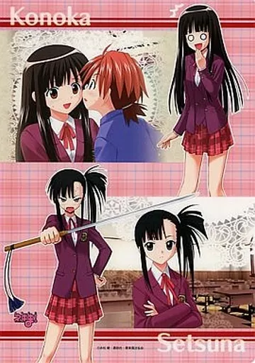 駿河屋 -<中古>木乃香＆刹那 下敷きE「魔法先生ネギま!」（下敷き）