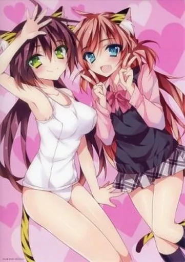 恋ヶ崎桃＆桜井小豆 B5クリア 「ドラマCD おまえをオタクにしてやるから、俺をリア充にしてくれ!」 とらのあな購入特典