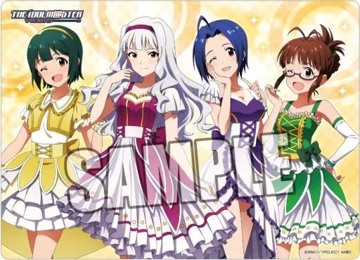 あずさ・貴音・律子・小鳥 B5クリア下敷き 「アイドルマスター」