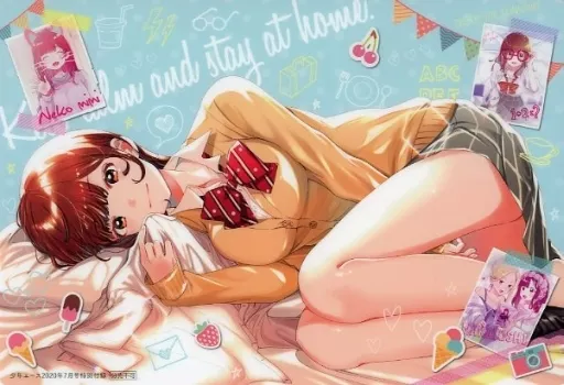 荻原沙優 B5特製 「ひげを剃る。そして女子高生を拾う。」 少年エースA 2020年7月号特別付録