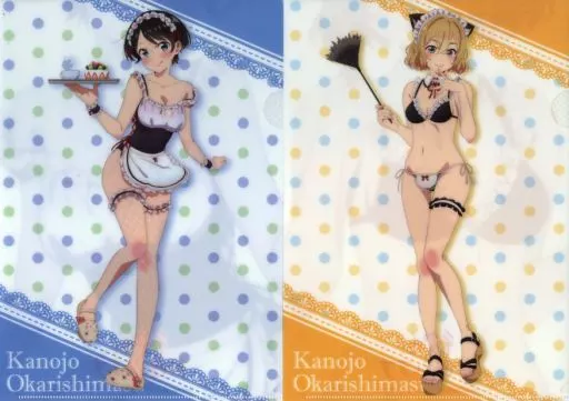 彼女、お借りします 描き下ろし クリアファイル 水着 Ver. 全種セット 彼女、お借りします 第3期 描き下ろしクリアファイル 水着Ver. 水原