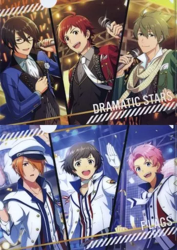 DRAMATIC STARS＆F-LAGS A4クリアファイル2枚セット 「アイドルマスター SideM」 ローソン・Loppi・HMV＆BOOKS online限定