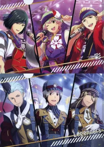 彩＆Legenders A4クリアファイル2枚セット 「アイドルマスター SideM」 ローソン・Loppi・HMV＆BOOKS online限定