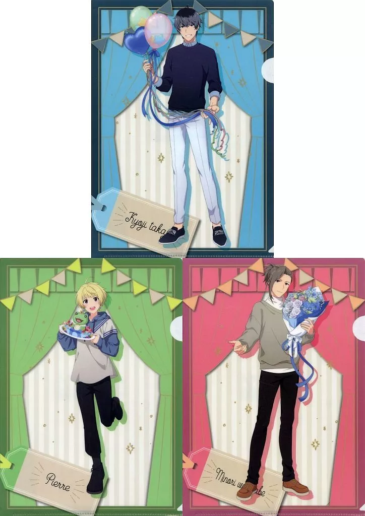 Beit A4クリアファイル3枚セット 「アイドルマスター SideM×ローソン」