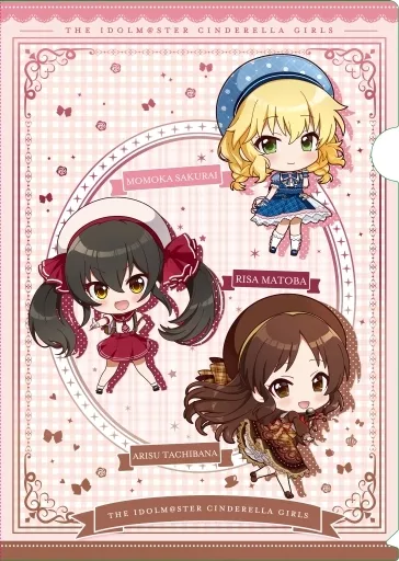 ももぺあべりー Ver. ぷちちょこ A4クリアファイル 「アイドルマスター シンデレラガールズ」