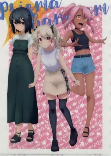 イリヤ&美遊&クロエ A4 「劇場版 Fate/kaleid liner Prisma Illya プリズマ☆ファンタズム」 EJアニメシアター新宿限定オリジナルコンボセット特典