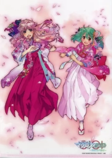 クリアファイル　シェリル・ノーム＆ランカ・リー(サヨナラノマルイ) A4クリアファイルサヨナラノマルイ 「マクロスF」 おしゃれまくろす 異国ロマンとワルキューレ in 神戸マルイ
