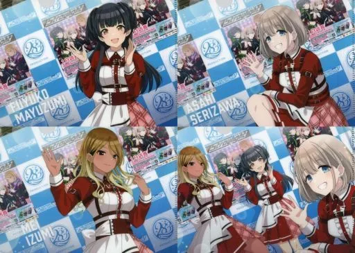 全4種セット A5クリアファイル 「アイドルマスター シャイニーカラーズ×セブンイレブン」 対象お菓子購入特典