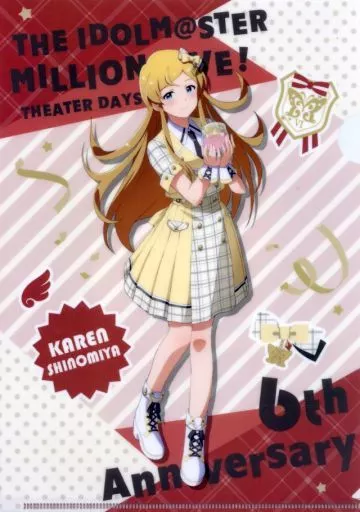 篠宮可憐 A4クリアファイル フューチャー・シグネチャーver. 「アイドルマスター ミリオンライブ! シアターデイズ 6th Anniversary in AKIHABARA」