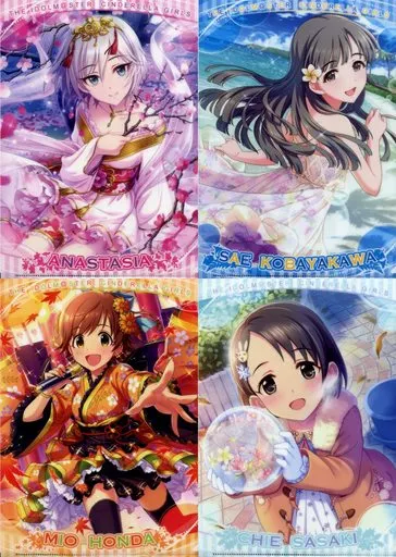 集合 クリアファイルセット 春夏秋冬 「アイドルマスター シンデレラガールズ」
