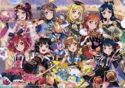 集合(ラブライブ!サンシャイン!!) オリジナルA4 「ラブライブ!スクールアイドルフェスティバル Aqours official illustration book 5」 ゲーマーズ購入特典