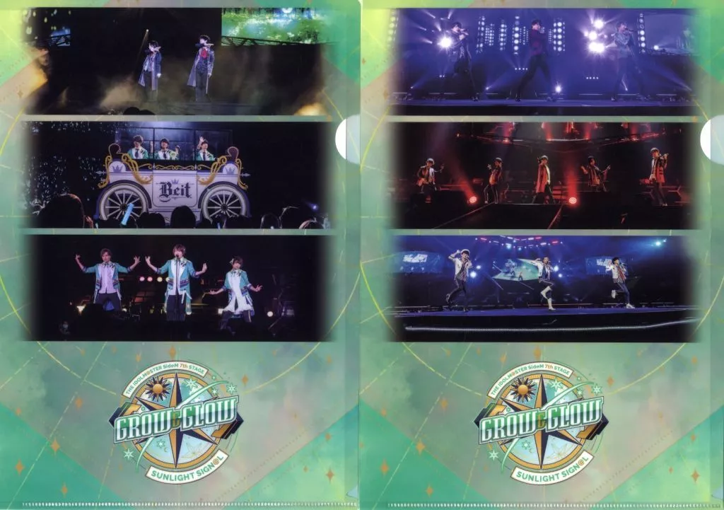 アイドルマスター SideM A4クリアファイル2枚セット 「Blu-ray THE IDOLM＠STER SideM 7th STAGE ～GROW＆GLOW～」 対象店舗購入特典