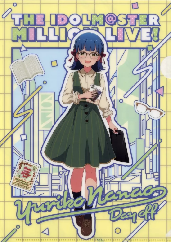 七尾百合子 A4クリアファイル 秋葉原っぱフェスティバル 描き下ろし ver. 「アイドルマスター ミリオンライブ! シアターデイズ 7th Anniversary in AKIHABARA ～秋葉原っぱフェスティバル～」