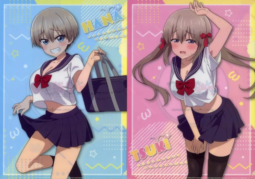 コ*バ様 宇崎ちゃんは遊びたい！ A4クリアファイル HS特典 宇崎ちゃんは遊びたい！ クリアファイルA