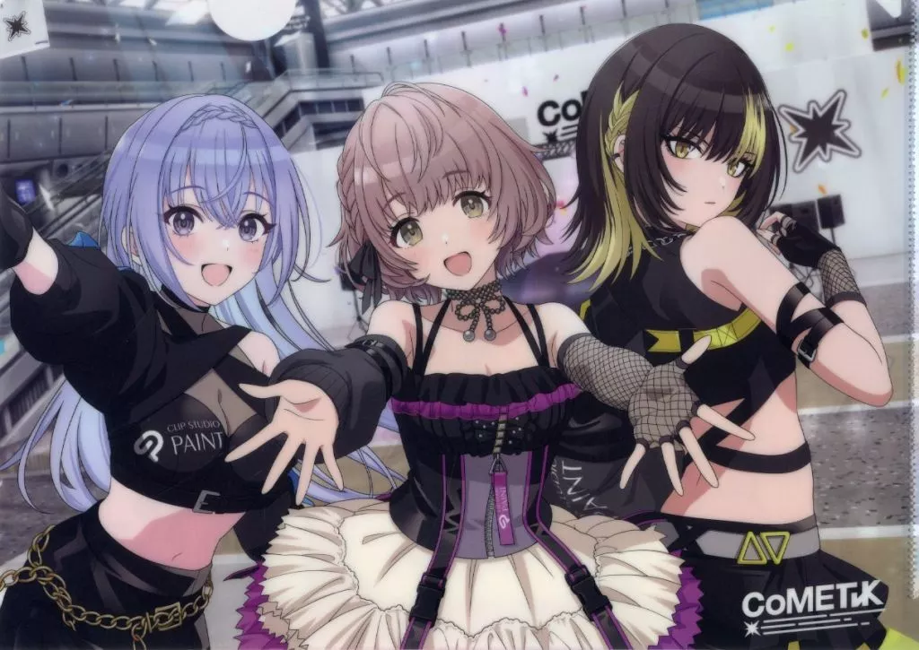 [単品] CoMETIK A4クリアファイル 「CLIP STUDIO PAINT PRO Ver.2.0×アイドルマスター シャイニーカラーズ コラボ限定パッケージ版」 同梱品