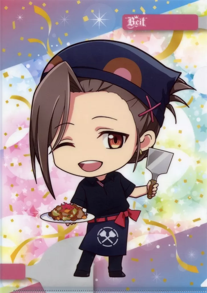 渡辺みのり A4クリアファイル 「アイドルマスター SideM×道とん堀」 コラボメニュー注文特典
