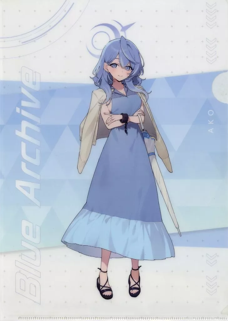 天雨アコ A4オリジナル 「ブルーアーカイブ×ローソン キャンペーン」 対象商品購入特典